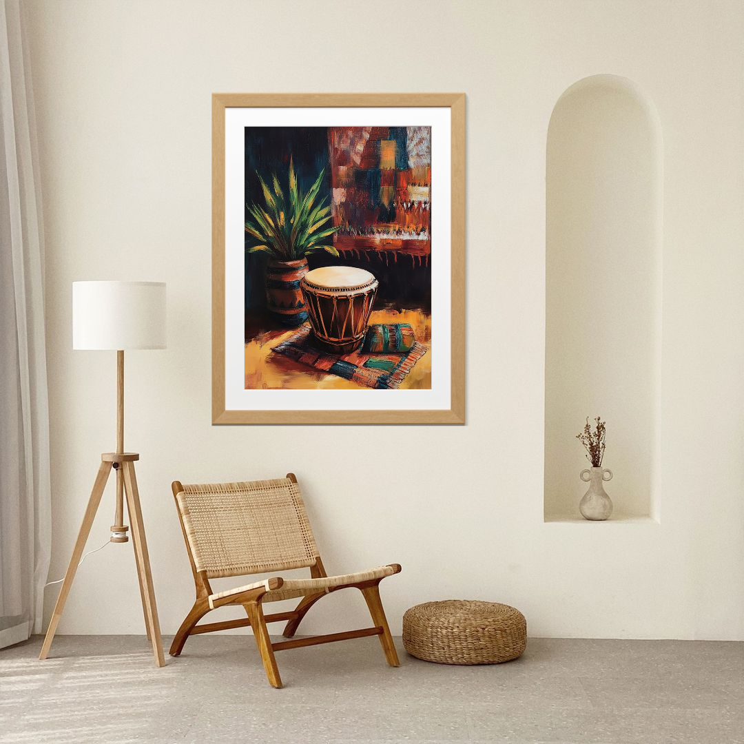 Affiche Artistique - Tambour Africain